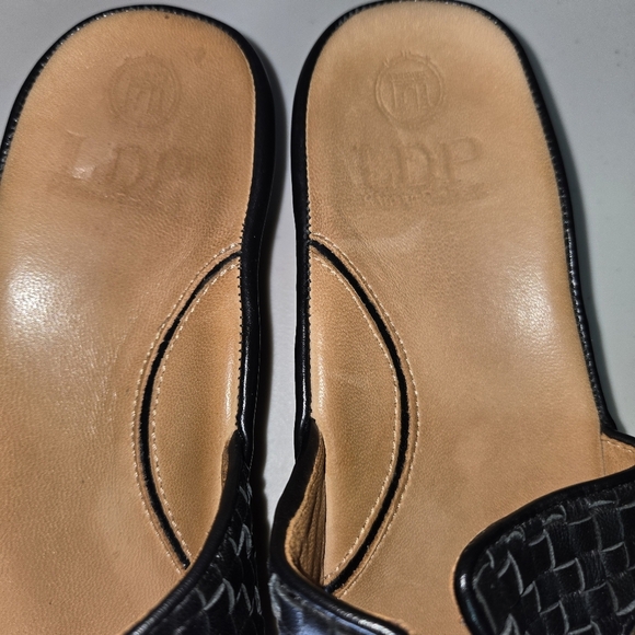 LDP Black Woven Women's Slide Sandals - Picture 5 of 9